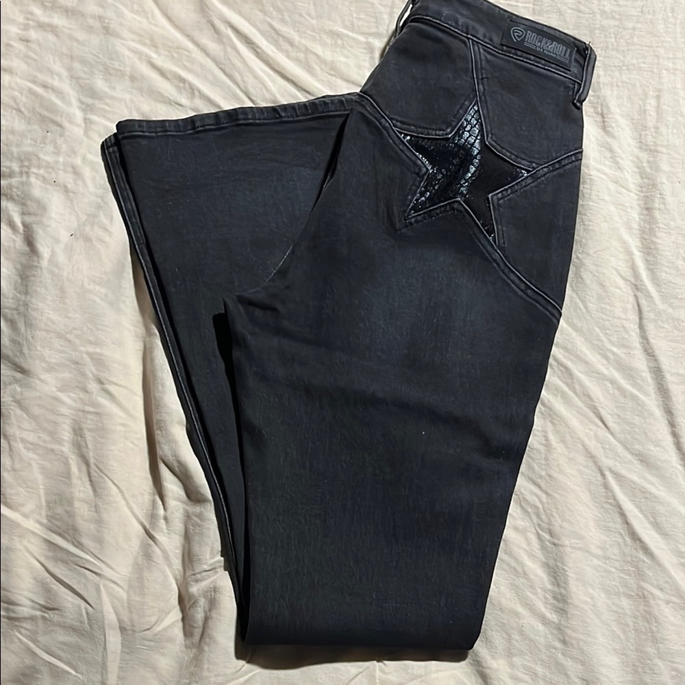 Rock & Roll Denim Star Back jeans 32 x 34